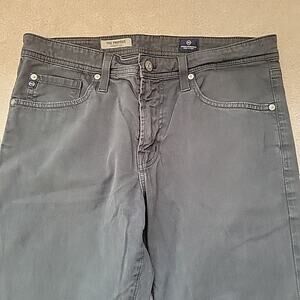 Men's AG Jeans Adriano Goldschmied Protege Gray Straight Leg 32x34 Made in USA